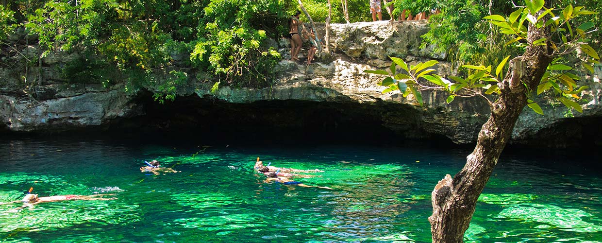 snorkel in the riviera maya - snorkel en la Riviera Maya